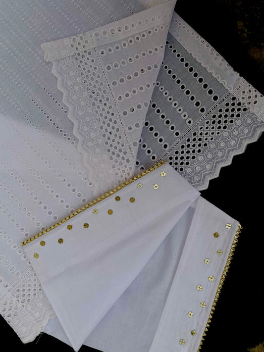 UNSTITCHED CHICKANKARI